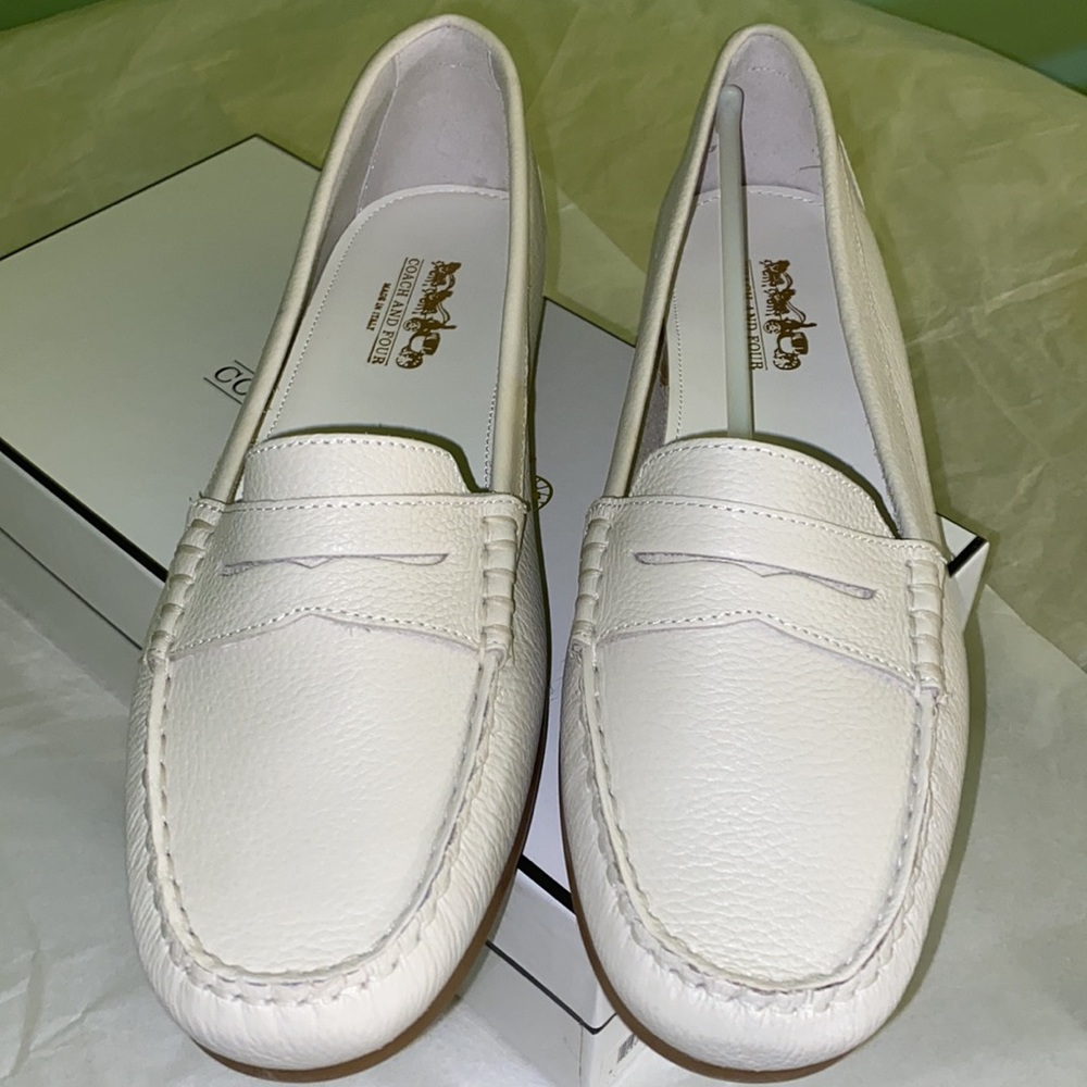 COACH AND FOUR NERYS PANNA TUMBLED CALF LOAFERS, Final Markdown - Picture 2 of 9